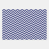 Zickzack ZigZag DIY Muster und Hintergrundfarben Geschenkpapier Set (Vorderseite)