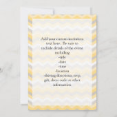 Zickzack Zigzag Einladung (Rückseite)