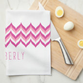 Zickzack Zigzag Küchentuch (Viertel Falte)