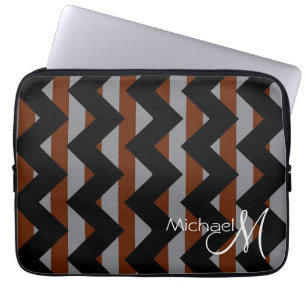 Zickzack Zigzag-Monogram Laptopschutzhülle