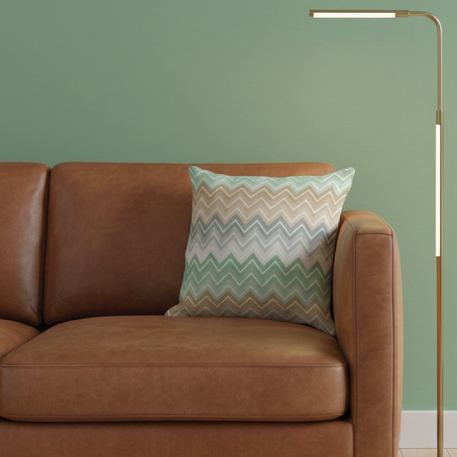 Zickzack Zigzag-Muster für ruhige Minze Kissen (Von Creator hochgeladen)