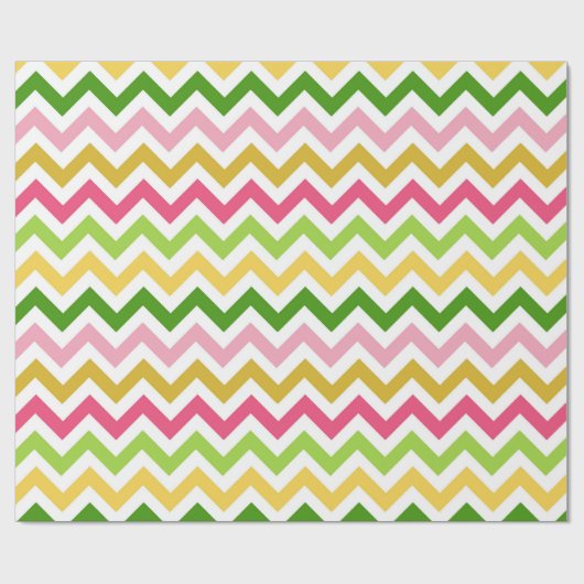 Zickzack Zigzag-Muster Geschenkpapier (Flach)