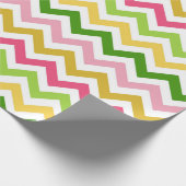 Zickzack Zigzag-Muster Geschenkpapier (Ecke)