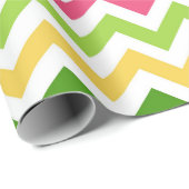 Zickzack Zigzag-Muster Geschenkpapier (Rolleneckpunkt)