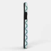 Zickzack ZigZag Muster in Mint Green Case-Mate iPhone Hülle (Hinten/Rechts)