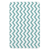Zickzack ZigZag Muster in Mint Green Magnet (Vertikal)