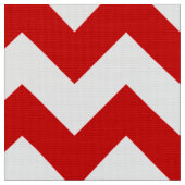 Zickzack Zigzag-Muster in Rot und Weiß Stoff (Nahaufnahme)