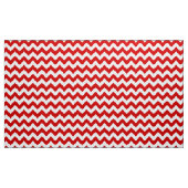 Zickzack Zigzag-Muster in Rot und Weiß Stoff (Yard (91,4 cm))