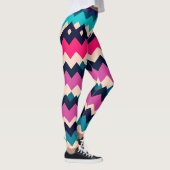 Zickzack Zigzag-Muster Leggings (Rechts)