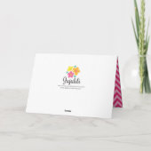 Zickzack Zigzag Polka Dots Monogram (Rückseite)