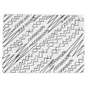 Zickzack Zigzag-Streifen Große Geschenktüte (Rückseite)