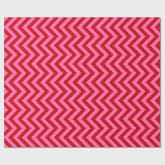 Zickzack Zigzag Wrapping Paper Geschenkpapier (Flach)