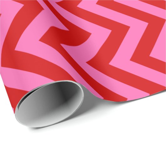 Zickzack Zigzag Wrapping Paper Geschenkpapier (Rolleneckpunkt)