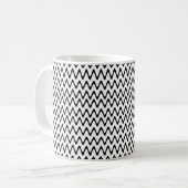 Zickzackkunst Kaffeetasse (Vorderseite Links)