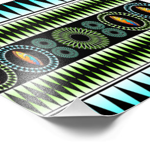 Zickzackmuster Fotodruck