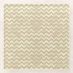 Zickzackmuster Glasuntersetzer