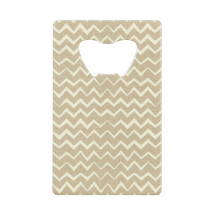 Zickzackmuster Kreditkartenflaschenöffner