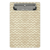 Zickzackmuster Mini Klemmbrett (Vorderseite)