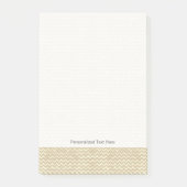 Zickzackmuster Post-it Klebezettel (Vorderseite)