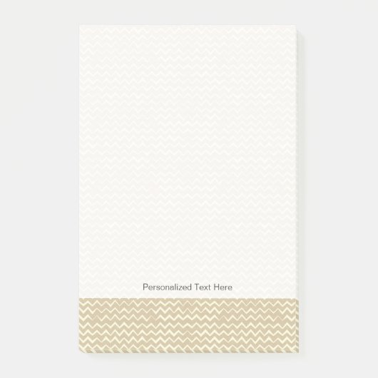 Zickzackmuster Post-it Klebezettel (Vorderseite)