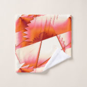 Zickzacksägen in Live-Korallen oder Digitalsägen i Badhandtuch Set (Waschlappen)