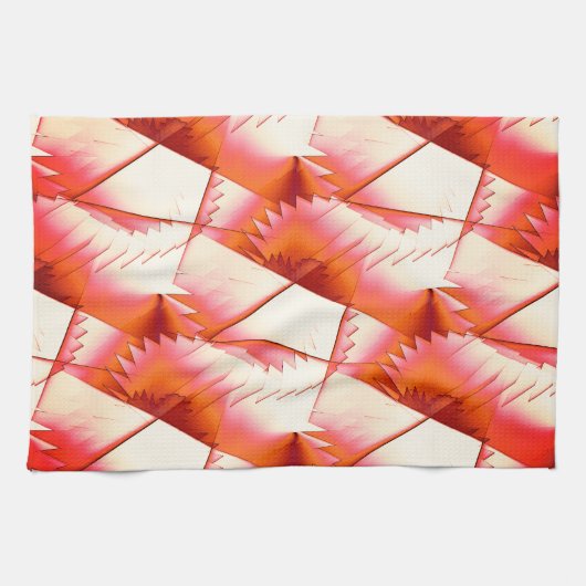 Zickzacksägen in Live-Korallen oder Digitalsägen i Geschirrtuch (Horizontal)