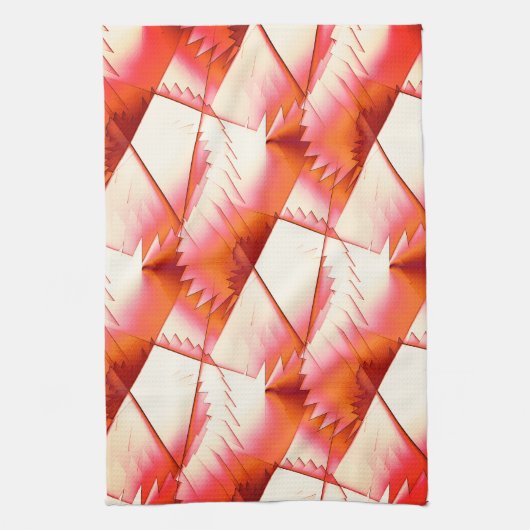 Zickzacksägen in Live-Korallen oder Digitalsägen i Geschirrtuch (Vertikal)