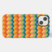 Zickzackstreifen iPhone Hülle (Rückseite (Horizontal))