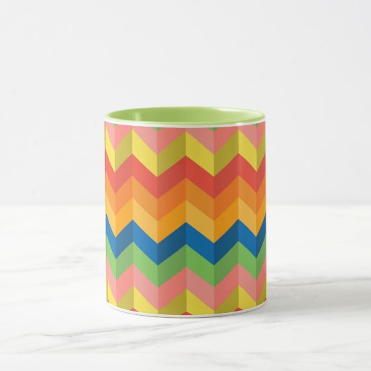 Zickzackstreifen Tasse (Zentrum)