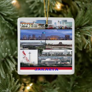 zID003 JAKARTA, Indonesien, Keramikornament