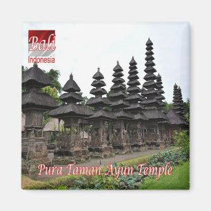 zID019 PURA TAMAN AYUN Temple, Bali, Indonesien, Magnet