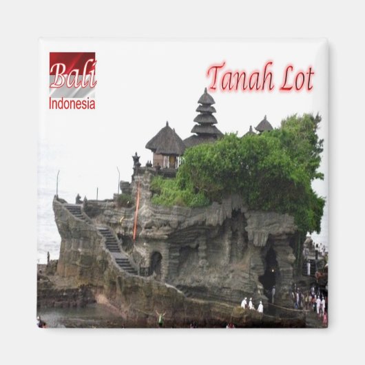 zID020 TANAH LOT Bali. Indonesien, Asien, Kühlschr Magnet (Vorne)