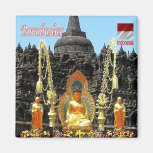 zID023 Vesak Tag BOROBUDUR, Indonesien Asien, Kühl Magnet