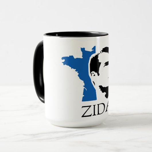 Zidane - Frankreich Tasse (Vorderseite Links)