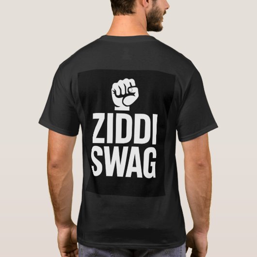 Ziddi Swag | Unstoppable Attitude Tee tshirt desig (Rückseite)