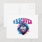 Zidika vascover wolf Essential Feiertagspostkarte (Vorne/Hinten)