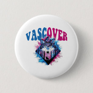 Zidika Vascover Wolf Wesentlich Button