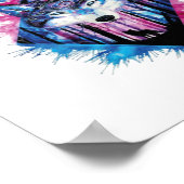 Zidika vascover Wolf Wesentlich Poster (Ecke)