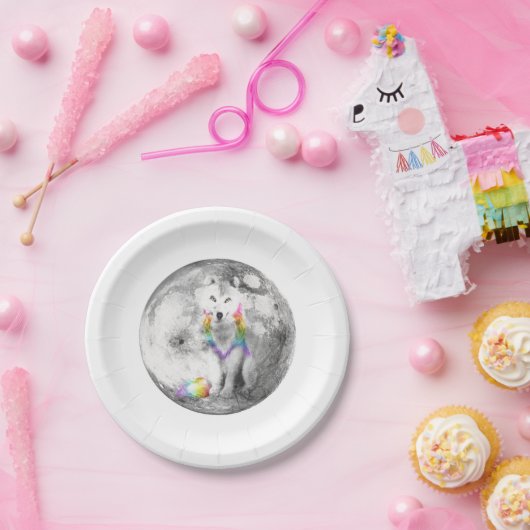 Zidika Wolf Classic Pappteller (Party)