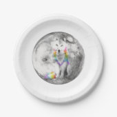 Zidika Wolf Classic Pappteller (Vorderseite)