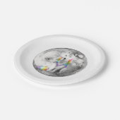 Zidika Wolf Classic Pappteller (Schrägansicht)