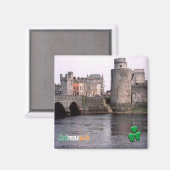 zIE004 LIMERIK, Luimneach, Irland, Kühlschrank Magnet (Vorderseite/Rückseite)