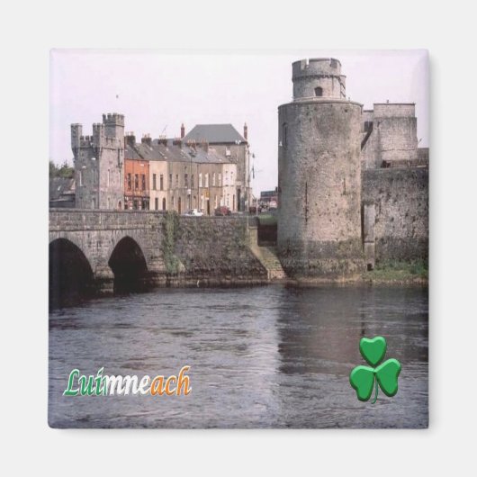 zIE004 LIMERIK, Luimneach, Irland, Kühlschrank Magnet (Vorne)