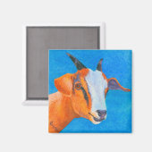 Ziege #1 Magnet (Vorderseite/Rückseite)