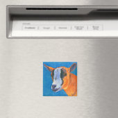 Ziege #2 Magnet - Pygmäe-Ziege (In Situ (Geschirrspüler))