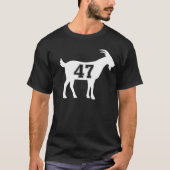 Ziege 47 Trump Nummer 47 Präsident Trump Ziege 47 T-Shirt (Vorderseite)