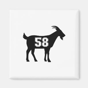 Ziege 58 G.o.a.t. Nummer 58 88 Ziegengetriebe Stic Magnet