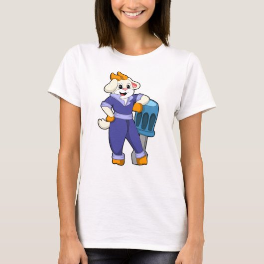 Ziege als Mechanik mit Schraubendreher T-Shirt (Vorderseite)
