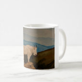 Ziege auf einem Berg Kaffeetasse (VorderseiteRechts)