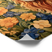 Ziege auf Weide Poster (Ecke)